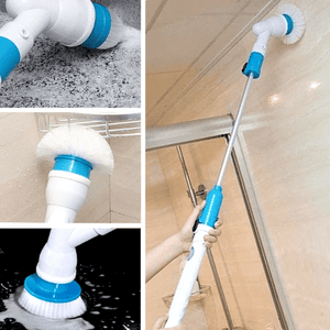 Wireless Electric Turbo Scrub Cleaner Set