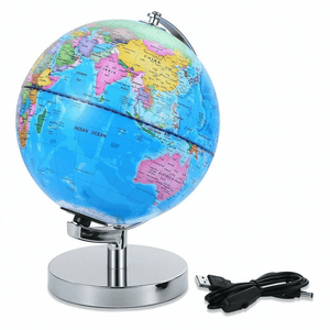 World Globe Led Constellation Map &Amp; Night Light