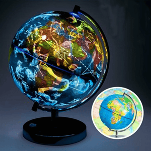 World Globe Led Constellation Map &Amp; Night Light