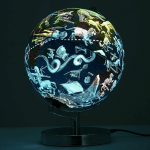 World Globe Led Constellation Map &Amp; Night Light