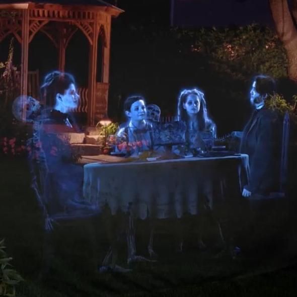 Halloween Holographic Projection!