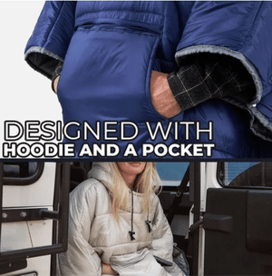 Sleeping Bag Hoodie Poncho