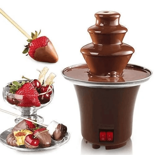 Chocolate Fondue Fountain Assemble 3 Tiers