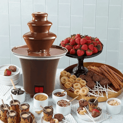 Chocolate Fondue Fountain Assemble 3 Tiers
