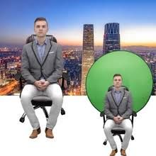 Collapsible Green Screen Background Backdrop For Chair
