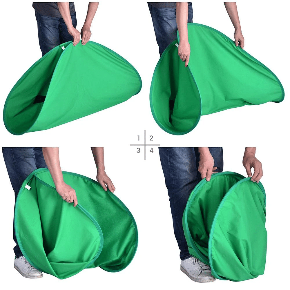 Collapsible Green Screen Background Backdrop For Chair