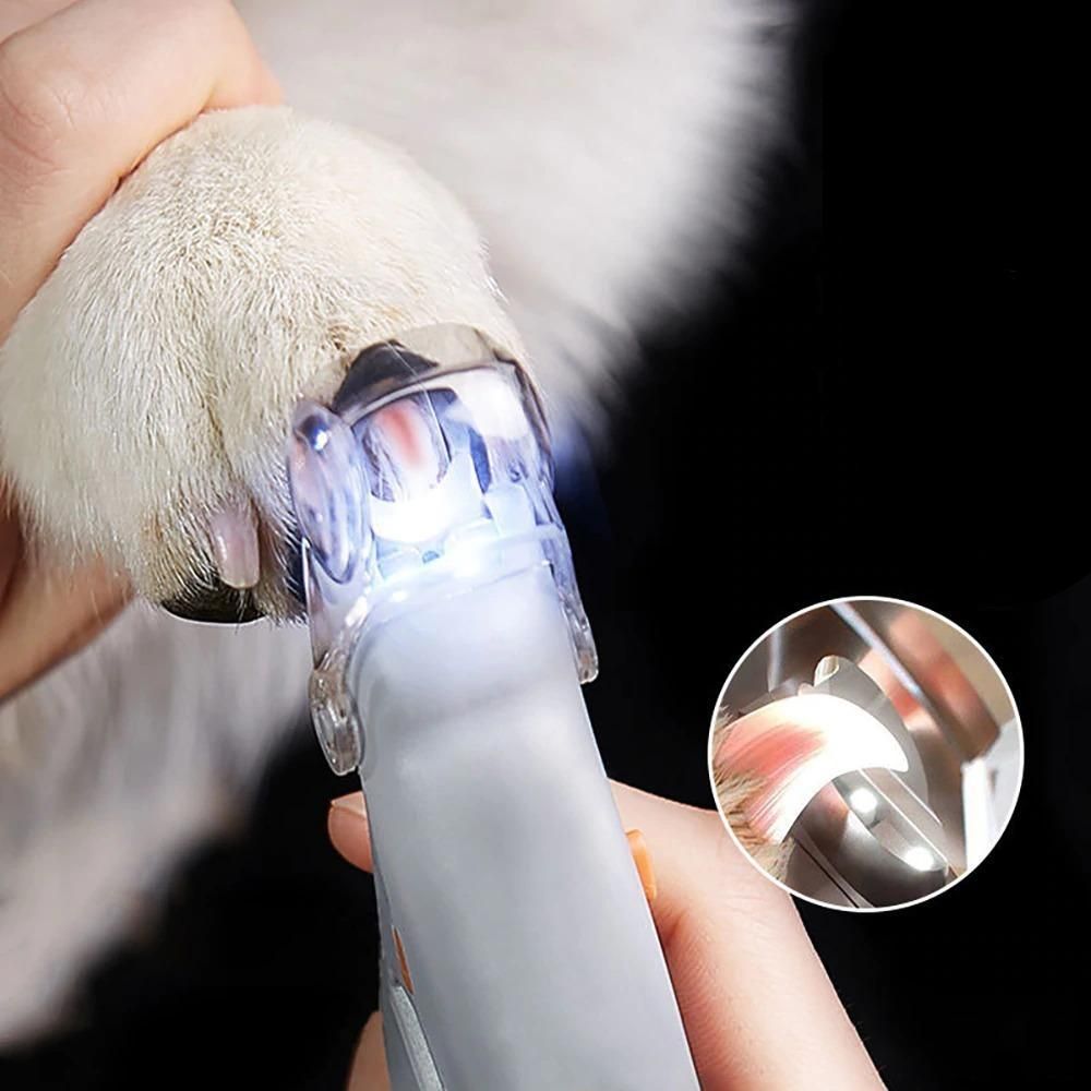Nail Trimmer For Pets Nail Clippers With Led Light 8142380368072-al