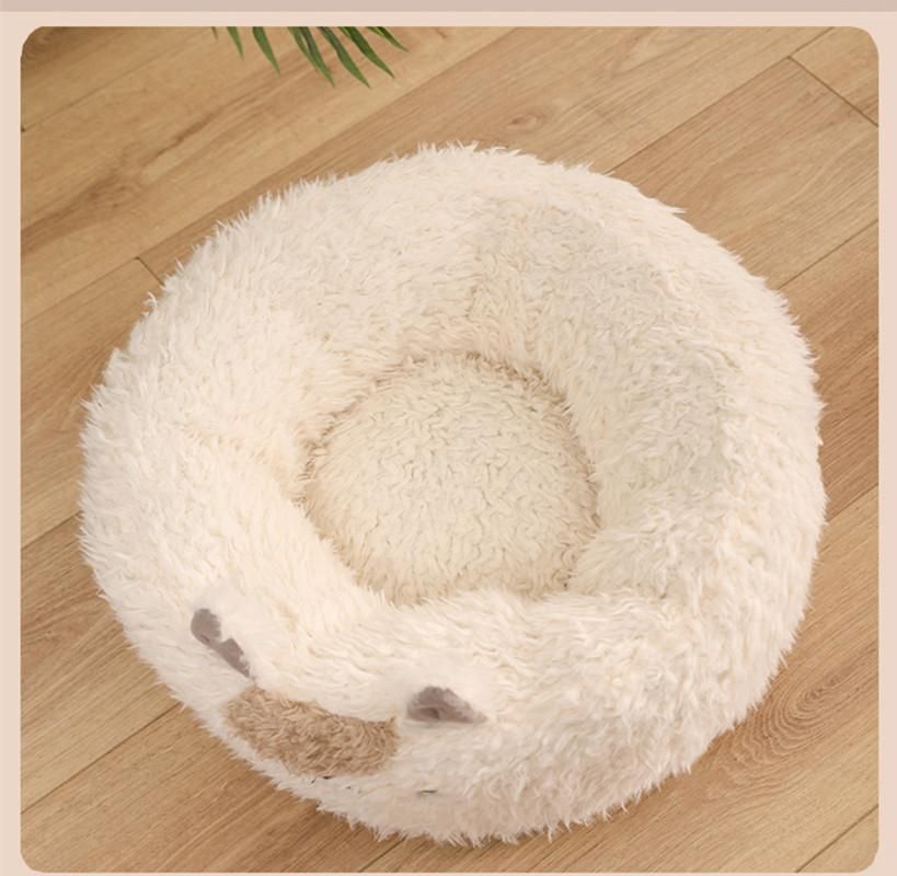 Plush Alpaca Cat Bed