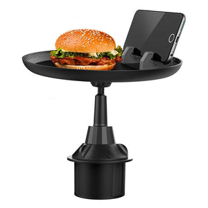 Car Cup Holder Tray Table Drink Food Stand Tray With Phone Holder For Eating