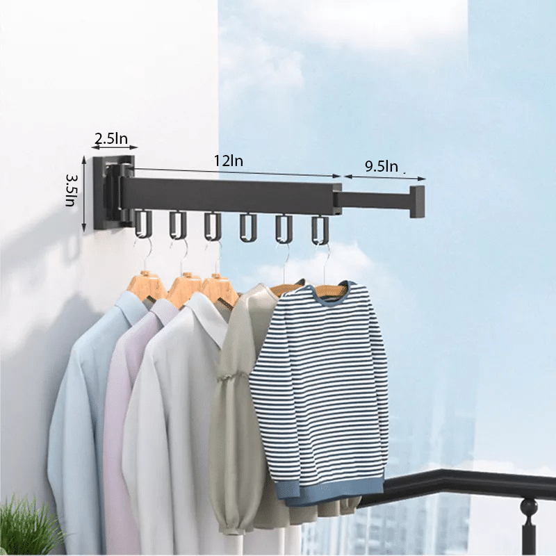 Wall Mounted Clothes Drying Rack