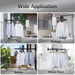 Wall Mounted Clothes Drying Rack