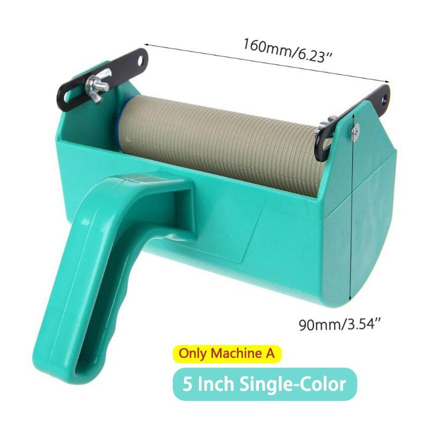 Roller And Patterned Paint Machine Wall Tools 5 Rubber Roller Brush Tool Set 3D Pattern Wallpaper