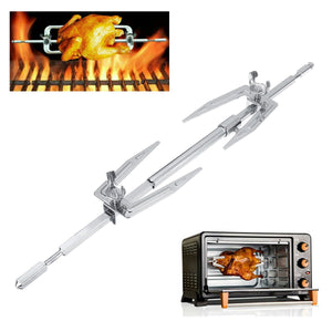 Barbecue Grill Kit, A Full Set Of Grilling Kit, With Fork Rod Meat Fork Electric Motor Barbecue