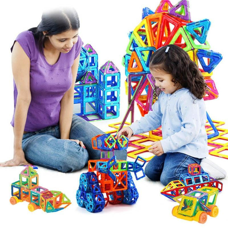 184Pcs-110Pcs Magnetic Building Blocks