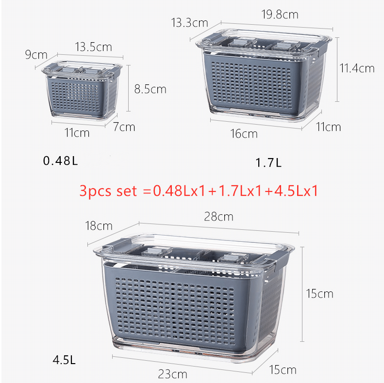 Stay Fresh Food Storage Box Set