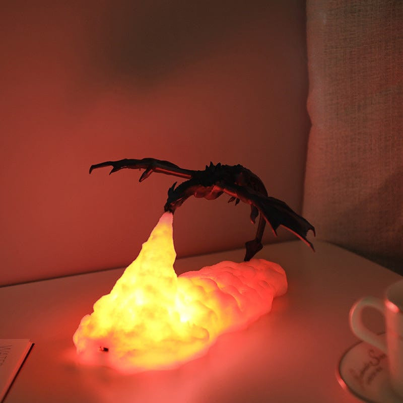 3D Fire Breathing Dragon Night Lamp