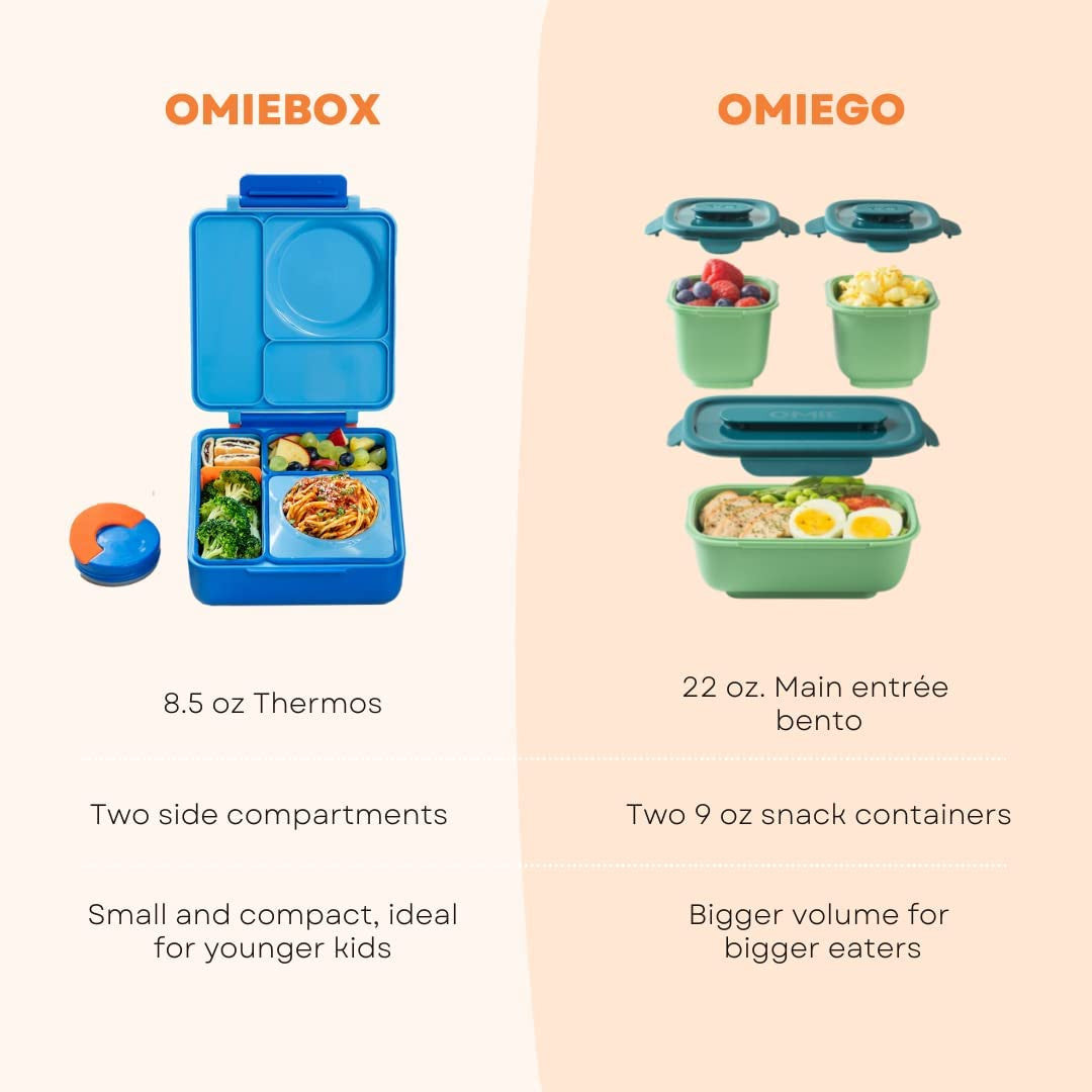 Bento Box For Kids Insulated Bento Lunch Box With Leak Proof Thermos Food Jar 3 Compartments