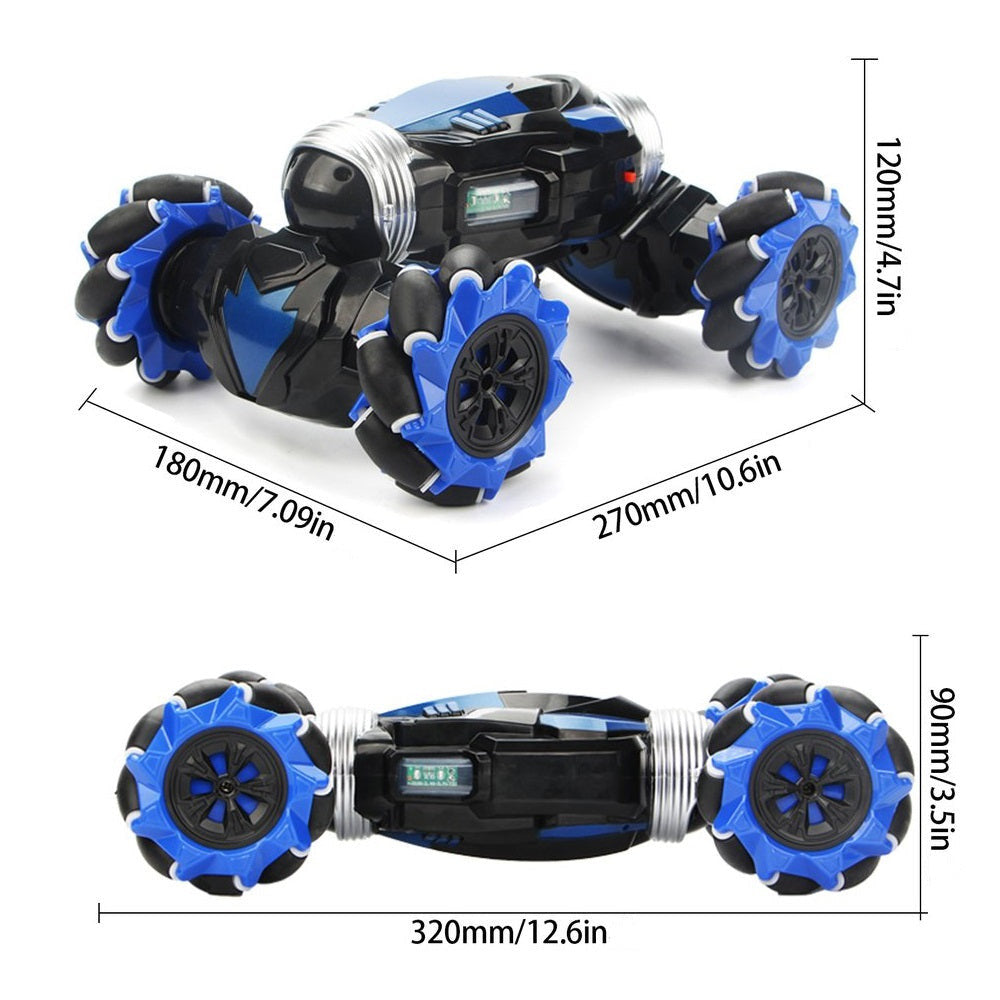 Remote Control Stunt Car Dual Control Mode Twisting And Climbing Vehicle Toy With Lights