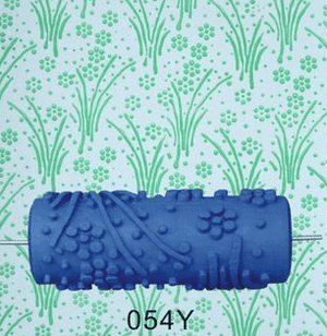 Roller And Patterned Paint Machine Wall Tools 5 Rubber Roller Brush Tool Set 3D Pattern Wallpaper