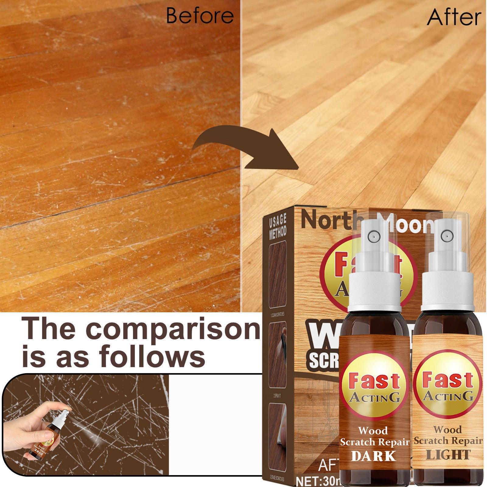 Fix It Wood Scratch Repair Spray