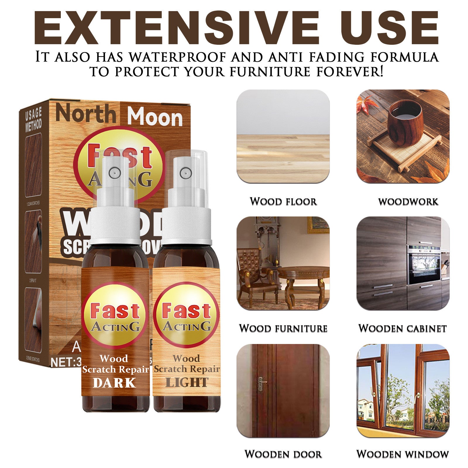 Fix It Wood Scratch Repair Spray