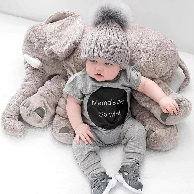 Elephant Stuffed Animal Plush Toy Baby Pillow