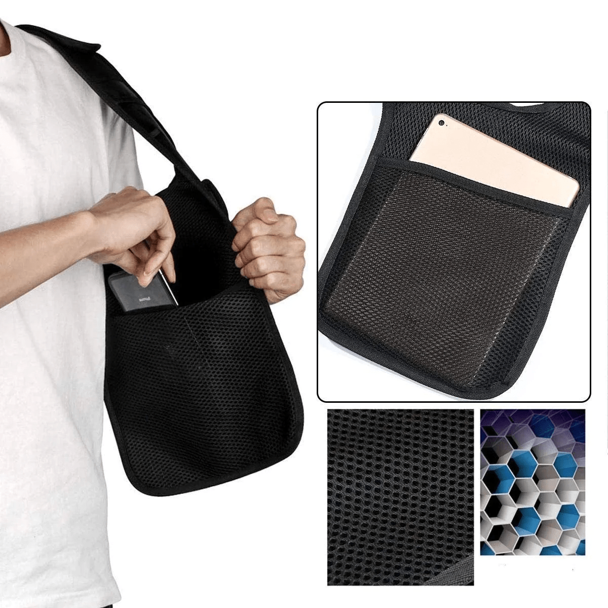 Hidden Slinger Anti Theft Concealed Underarm Storage Bag For Travel