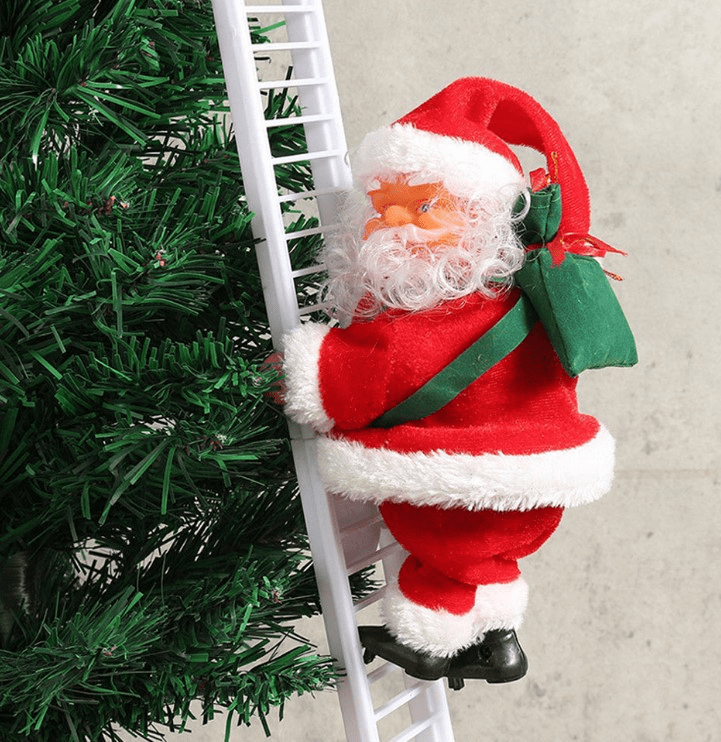 Electric Climbing Santa