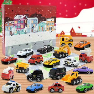 Christmas Countdown Calendar – Vehicles-Themed Set