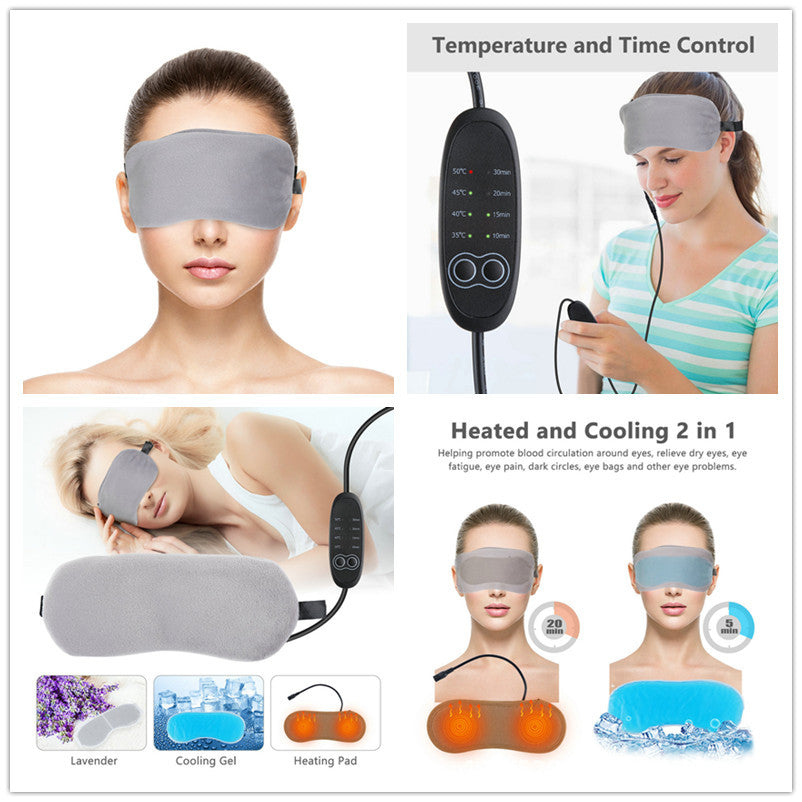 Four Speed Temperature Control Of Rechargeable Heating Steam Compress Eye