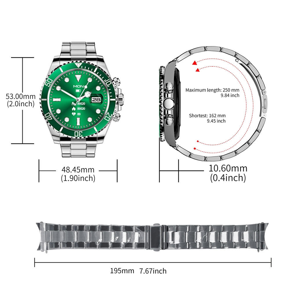 Nexos Pro – Tactical Smartwatch With Gps, Health Tracking & 21-Day Battery Life 10250229842198-1