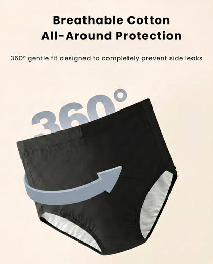 Value Set of 2 Leakproof Briefs + 3 Reusable Pads