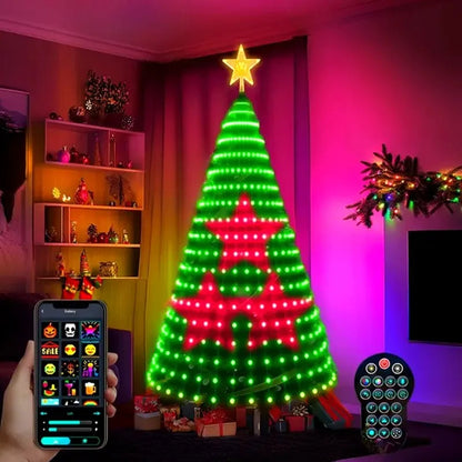 Outdoor Christmas Tree Star String Lights 400 Led 8750420066598-1