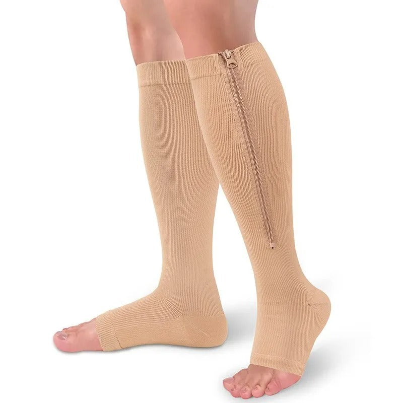 Feet Compression Zip Socks For Nurses, Joggers, And Runners