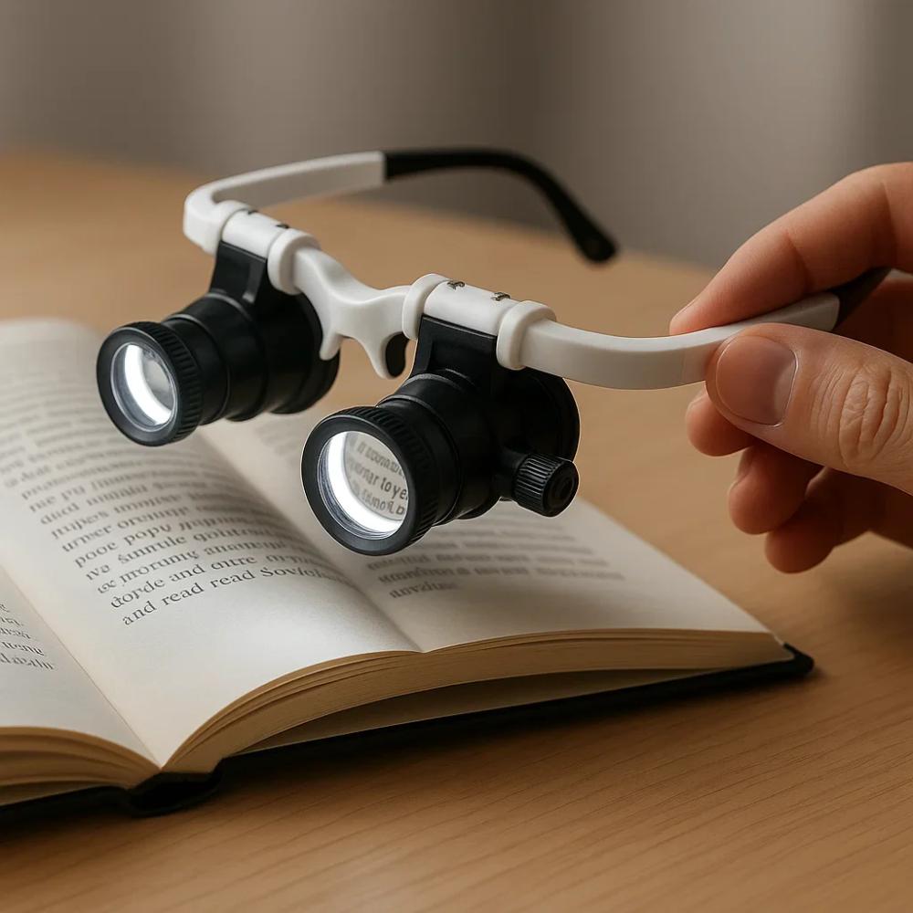 8x - 23x LED Illuminated Precision Magnifier with Adjustable Brightness - Ideal for Reading, Hobbies & Detailed Work 9902980104513-1
