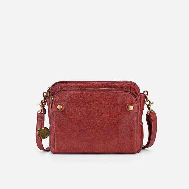 Three-Layer Leather Crossbody Shoulder & Clutch Bag 8490856546606-1