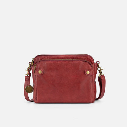 Three-Layer Leather Crossbody Shoulder & Clutch Bag 8490856546606-1