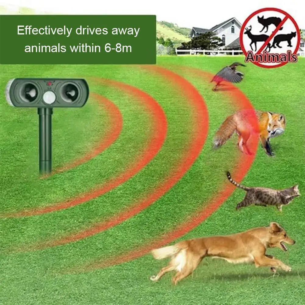 Ultrasonic Deer Repellent – Humane Pest & Animal Deterrent for Gardens SH1751817214987860919