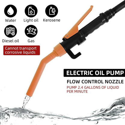 Battery Powered Fuel Inlet Pump With 4Ft Oil Outlet Pipe 11974840451390-1