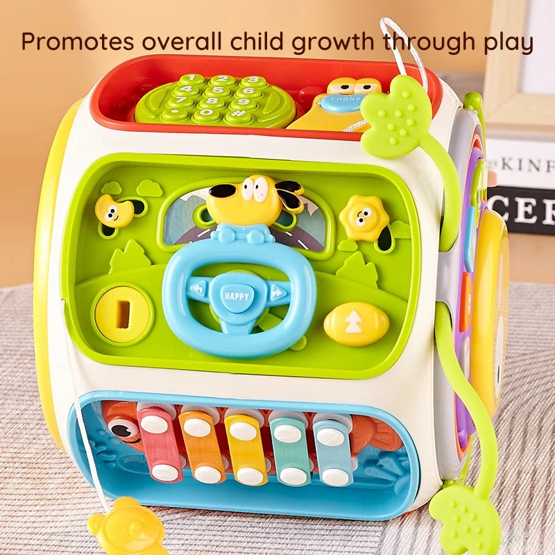 Interactive Musical Learning Activity Cube For Toddlers 15694856913245-1