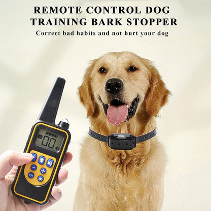 800M Rechargeable Electric Dog Training Collar - Waterproof, Remote Control & Ideal for Effective Dog Training 9975745872193-1