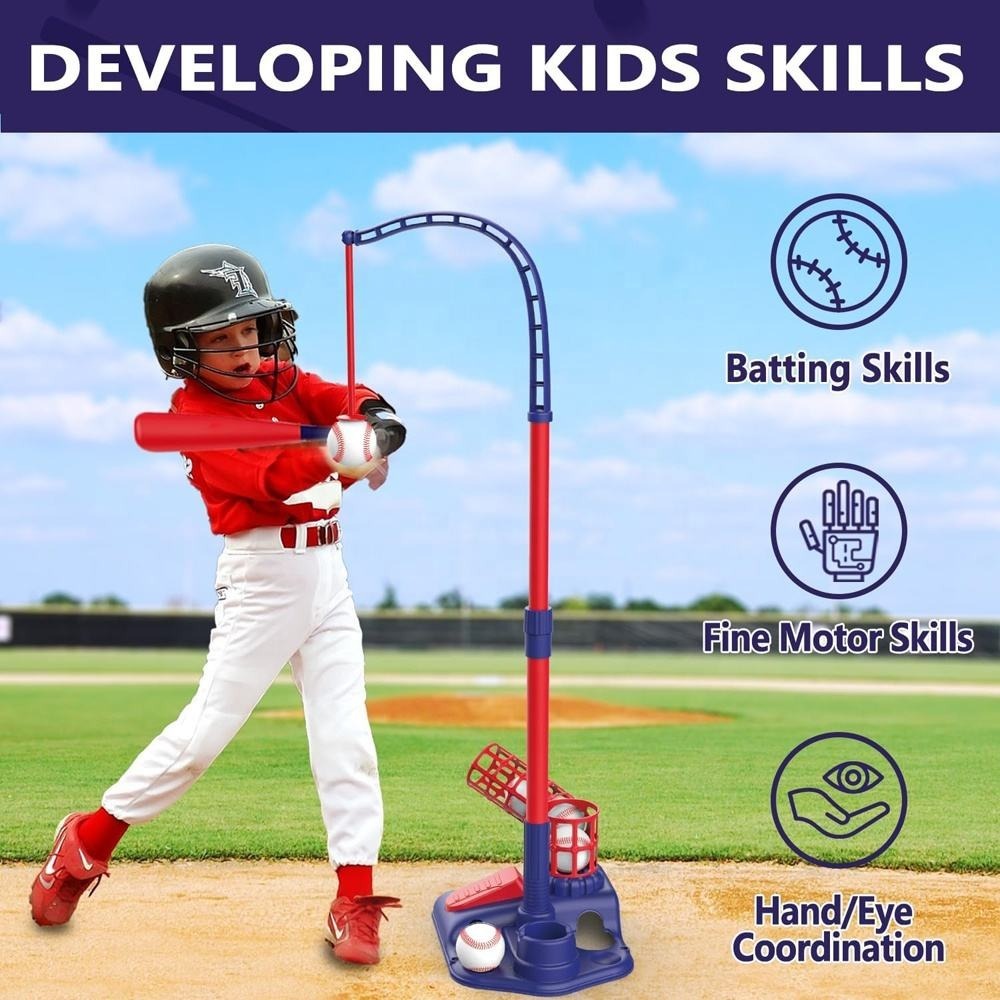 Complete Training Equipment Including Bat Ball Glove For Outdoor Sports Practice 5Y+ 11534461010188-1
