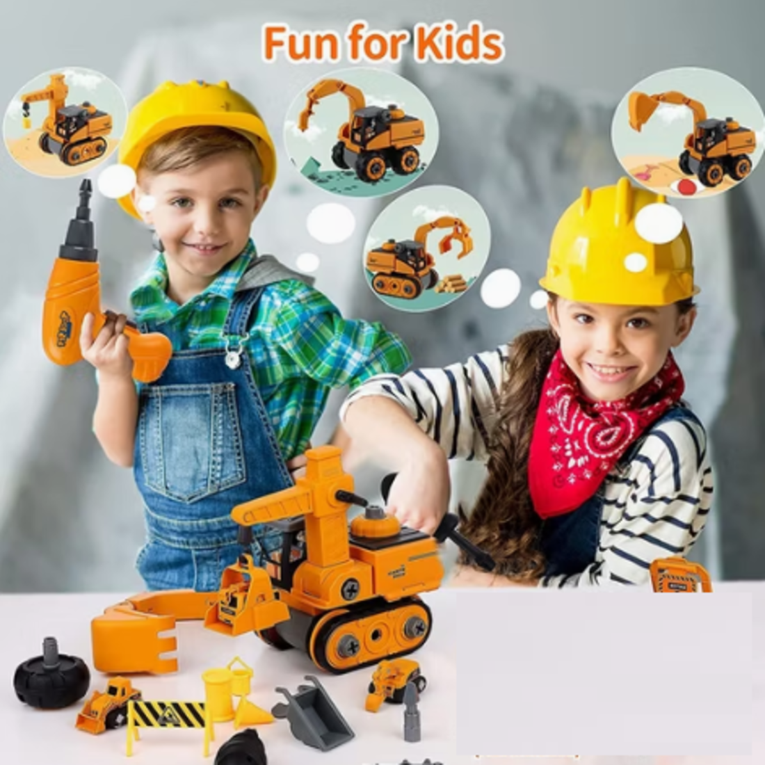 Master Builder Engineer Set - Building games for beginners - Building toys 8734600397138-1