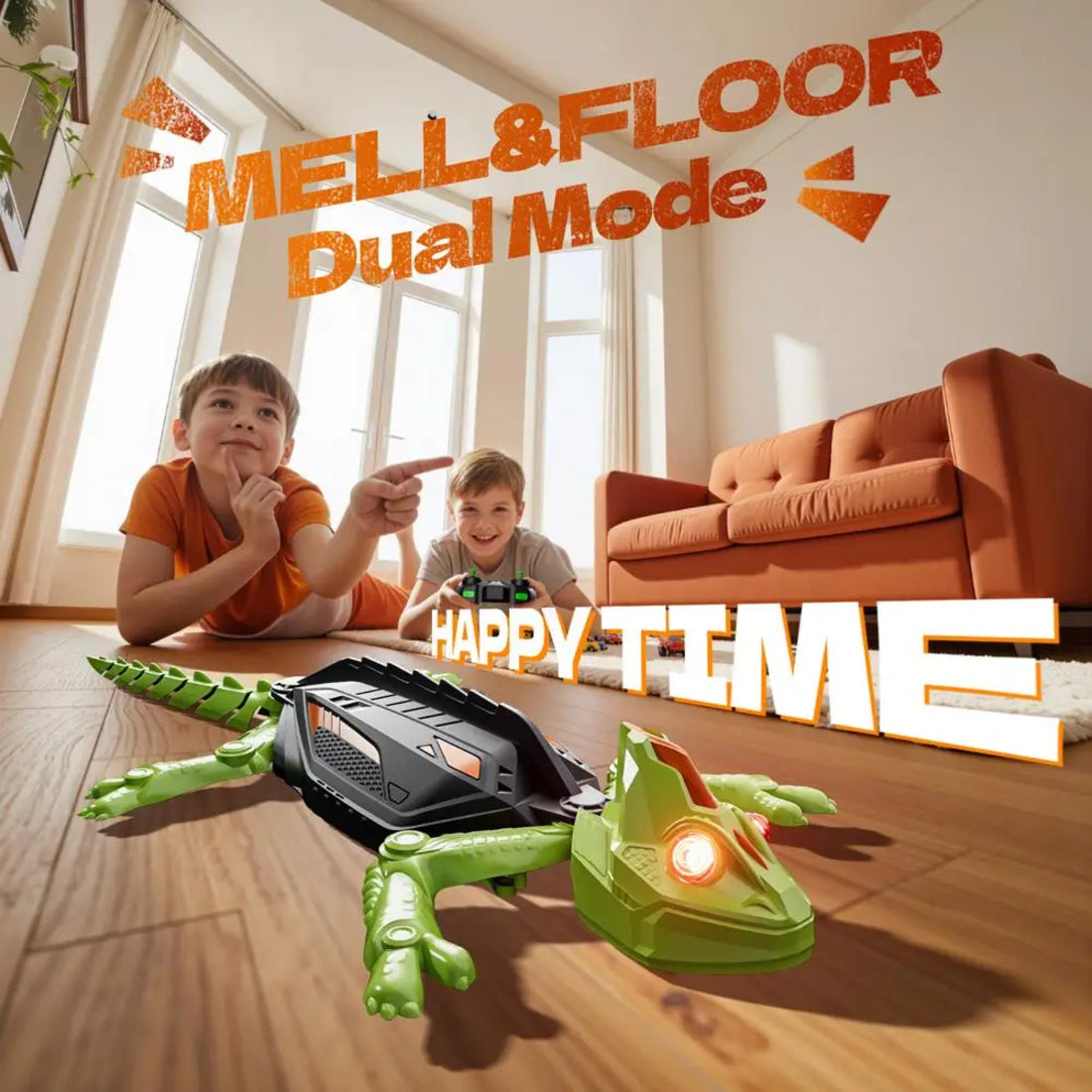 Gecko Climber – Cool & Exciting – Chameleon Robot - Remote Control Gecko that Climbs Glass & Smooth Walls BBO-017660