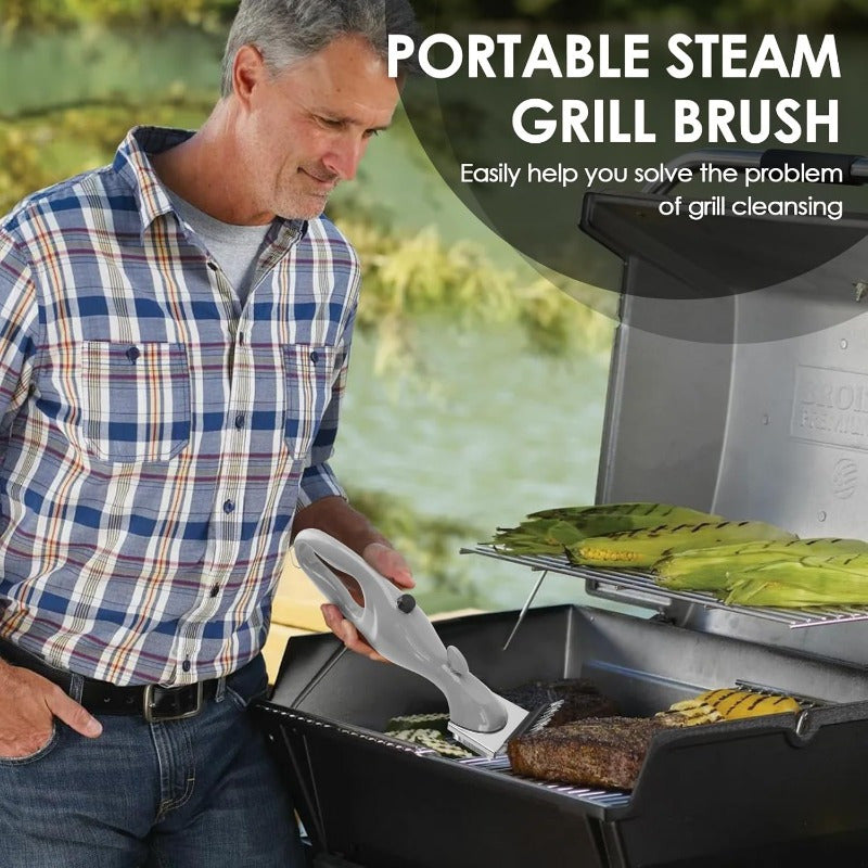BBQ Steam Cleaning Brush | Ergonomic, Dishwasher Safe & Chemical-Free for Effortless Grill Cleaning 9945608880449-1
