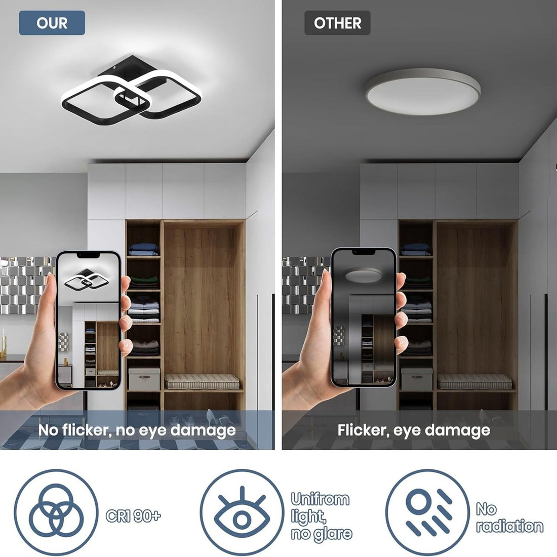 LED Ceiling Light – Compact Round Design for Focused Illumination 9578867097942-1