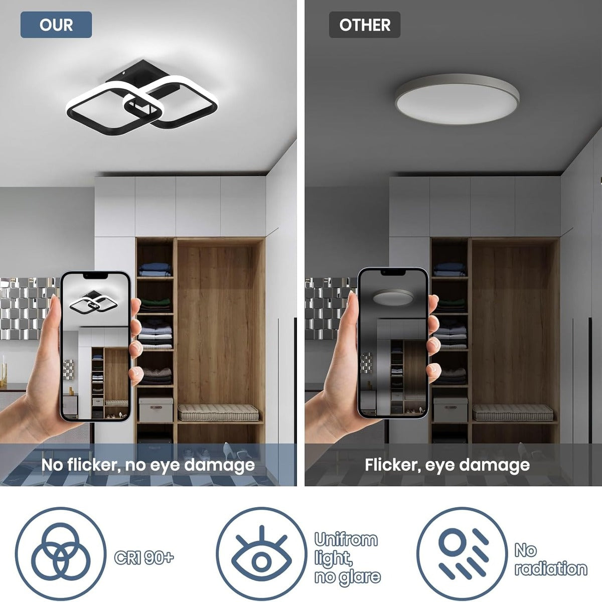 LED Ceiling Light – Compact Round Design for Focused Illumination 9578867097942-1