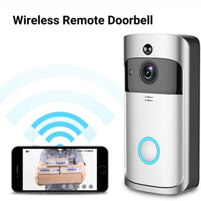 Wireless HD WiFi Video V5 Doorbell - 720P Night Vision, Two-Way Intercom & Motion Alerts for Home Security 9957152129345-1
