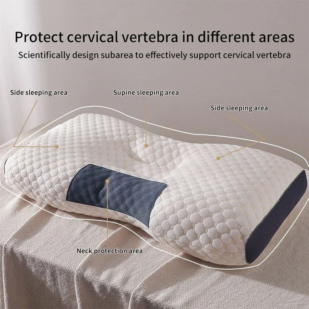 Orthopedic Memory Foam Neck Pillow For Pain Relief, Restful Sleep 14902381478214-1