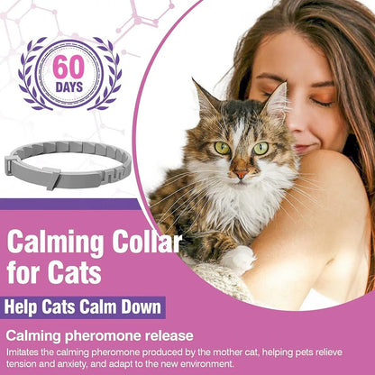 Calming Pheromone Collar for Cats – Pet Anti Anxiety Products 10104796447021-1